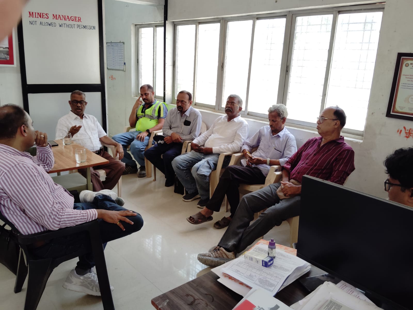 Meeting with Chairman and MD of Eshan Minerals